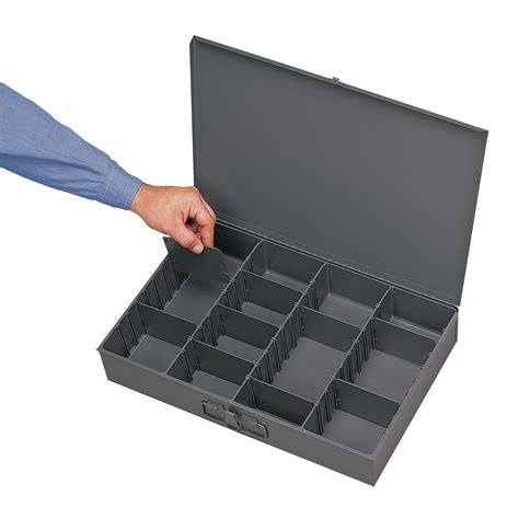 small metal compartment boxes|industrial metal storage boxes.